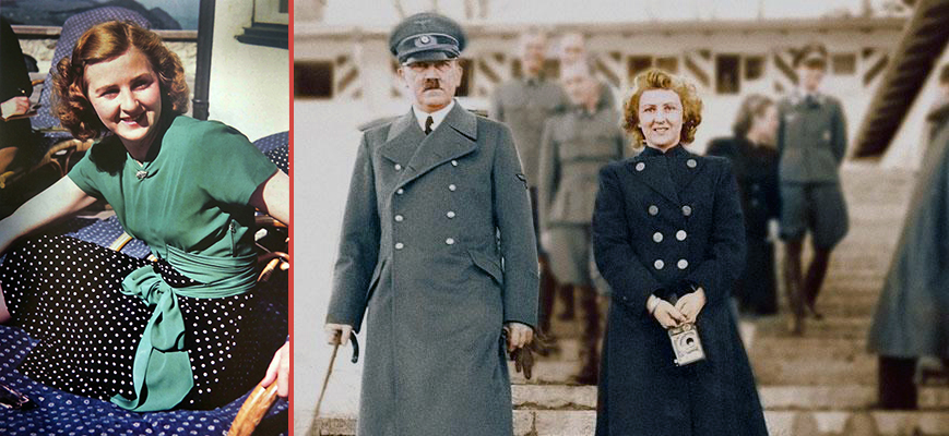 EVA B. - Eva Braun with Adolph Hitler